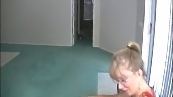 Mature Woman Receives A Satisfying Ejaculation From A Man Masturbating