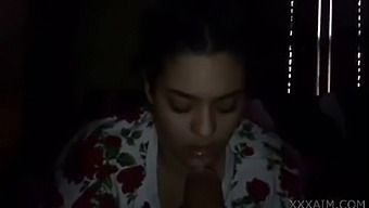 Arab Babe Gives A Deepthroat Blowjob To A Moroccan Stud. Watch It For Free On Xxxaim.Com