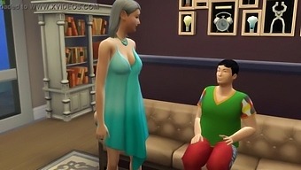 Amateur Mother Discovers Her Overweight Son Pleasuring Himself And Decides To Teach Him The Art Of Lovemaking