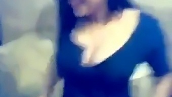 Desi Aunty Caught On Camera In Compromising Position At Hostel Room