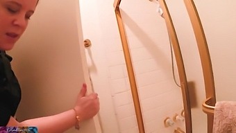 Big Ass Stepmom'S Bathroom Encounter With Stepson After Church