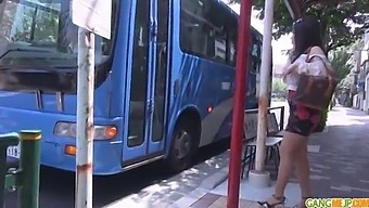 Gangbang With Asian Teen Chinatsu In A Public Setting
