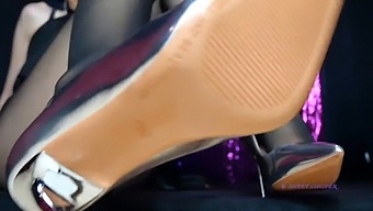 Goddess Rebecca Diamante Dominates And Humiliates Submissive With Feet Worship
