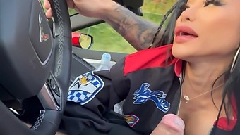 Public Pounding With Brunette Pornstar And Sizable Member