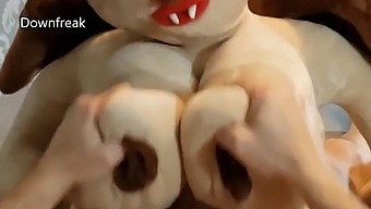 A Sex Doll Dressed As A Plush Bat Girl Gives A Man Pleasure For An Extended Period Of Time