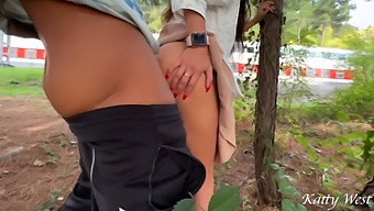 Public Sex On The Rails Caught In Action