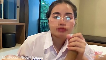 Brunette Teen'S Schoolgirl Cosplay Leads To Steamy Encounter With Step Brother