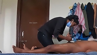 Satisfying Penis Rubdown With A Happy Outcome