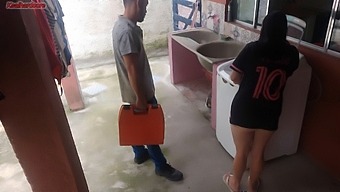 Brazilian Housewife Indulges In Fetish Sex With Washer Repairman