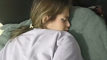 I Passionately Penetrate My Adorable, Small Stepsister'S Rear On The Furniture During A Party When Our Stepfathers Are Absent.