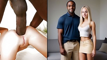 A Dark-Skinned Man Pleasures My Stunning Spouse With Anal Penetration (Buttocks)