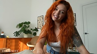 Sinatra Monroe'S Red Hair Sexy Ginger Porn Video With A Fitness Theme